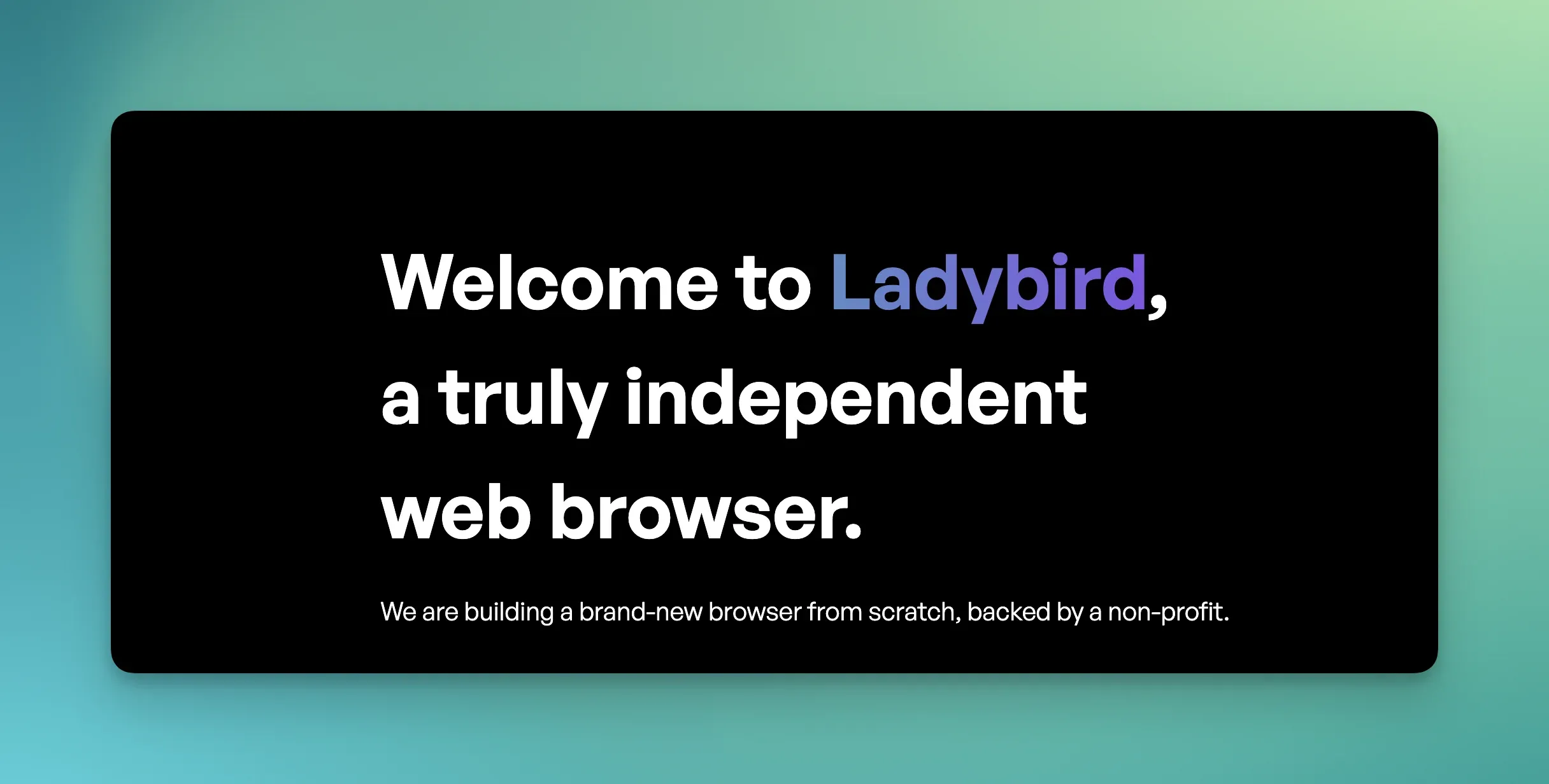 Illustration, Ladybird Browser