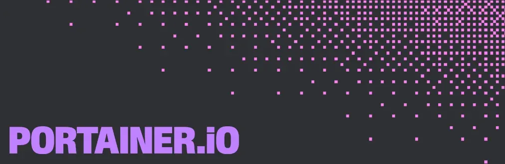 Bannière officielle de Portainer sur GitHub